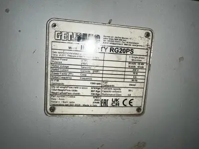 Generator, Infinity RG20PS